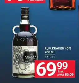 Selgros Rum Kraken 40% oferta