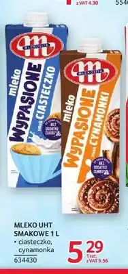 Selgros Mleko UHT smakowe ciasteczko Wypasione Mlekovita oferta