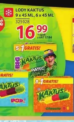 Selgros Lody KAKTUS 6-pak oferta