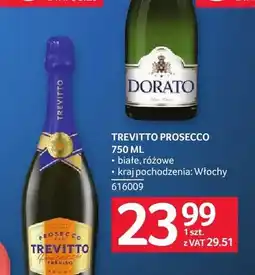 Selgros Wino Trevitto Prosecco białe oferta