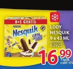 Selgros Lody NESQUIK 9-pak oferta