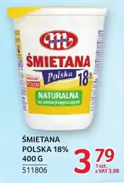 Selgros Śmietana Polska 18% Mlekovita oferta