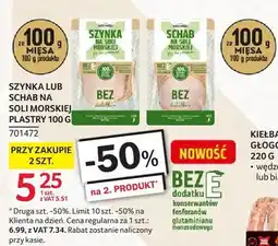 Selgros Szynka na soli morskiej plastry Madej Wróbel oferta