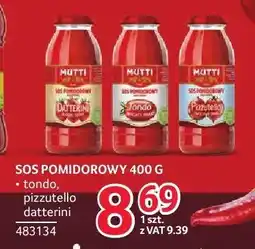 Selgros Sos pomidorowy tondo Mutti oferta