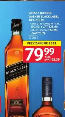 Selgros Whisky Johnnie Walker Black Label 40% oferta