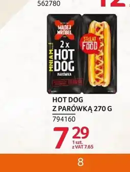 Selgros Hot dog z parówką Madej Wróbel oferta