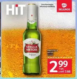 Selgros Piwo Stella Artois oferta