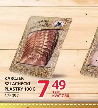 Selgros Karczek szlachecki plastry ZMB Białystok oferta