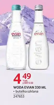 Selgros Woda Evian butelka szklana oferta