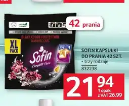 Selgros Kapsułki do prania Sofin 42szt oferta