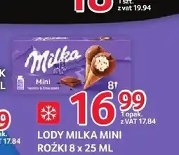 Selgros Lody MILKA Mini Rożki 8-pak oferta