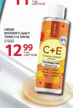 Selgros Rozświetlający tonik C+E Lirene oferta