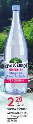 Selgros Woda Żywiec Zdrój Minerals oferta
