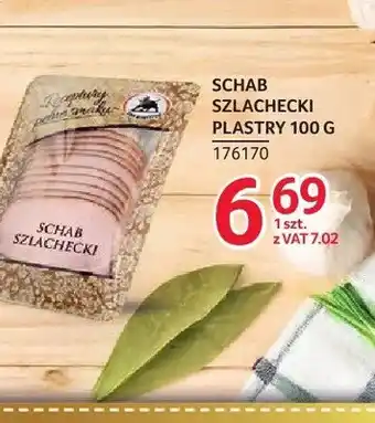 Selgros Schab szlachecki plastry ZMB Białystok oferta