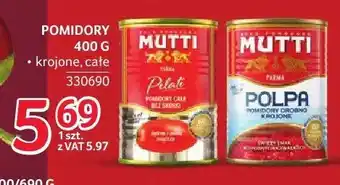 Selgros Pomidory krojone Mutti oferta
