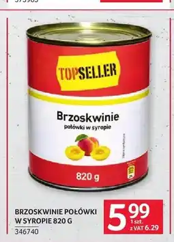 Selgros Topseller Brzoskwinie połówki w syropie oferta