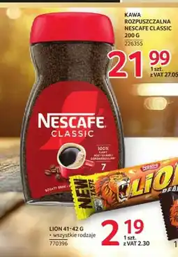 Selgros Kawa rozpuszczalna Nescafe Classic oferta