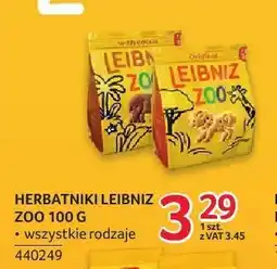 Selgros Herbatniki LEIBNIZ Zoo with cocoa oferta