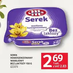 Selgros Mlekovita Serek waniliowy homogenizowany Bez laktozy oferta
