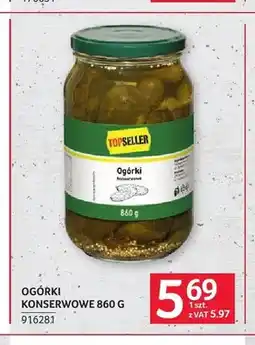 Selgros Topseller Ogórki konserwowe oferta