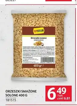 Selgros Topseller Orzeszki ziemne smażone solone oferta
