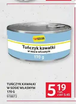 Selgros Topseller Tuńczyk kawałki w sosie własnym oferta