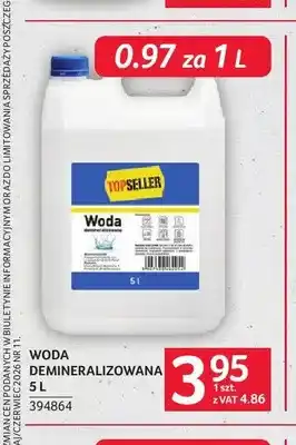 Selgros Topseller Woda Demineralizowana oferta