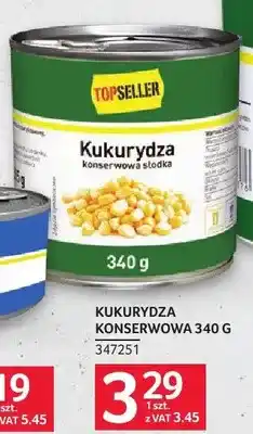 Selgros Topseller Kukurydza konserwowa słodka oferta