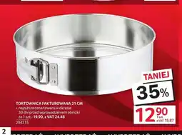 Selgros Tortownica fakturowana 21cm oferta