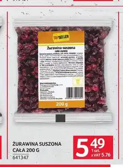 Selgros Topseller Żurawina suszona cała oferta