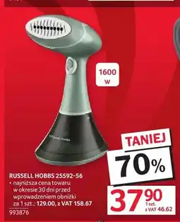 Selgros Parownica RUSSELL HOBBS 25592-56 1600W oferta