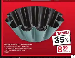 Selgros Forma do babki 22,5cm zielona oferta