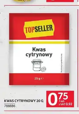 Selgros Topseller Kwas cytrynowy oferta
