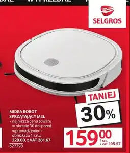 Selgros Robot sprzątający MIDEA M3l oferta