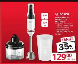 Selgros Blender ręczny BOSCH Ergomaster MSM4W220 600W oferta