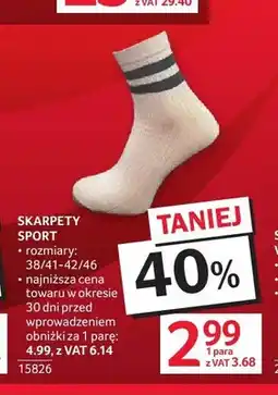 Selgros Skarpety Sport oferta