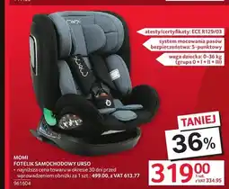 Selgros Fotelik samochodowy MoMi Urso oferta