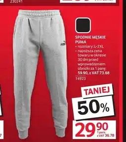 Selgros Spodnie męskie Puma oferta