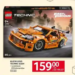 Selgros Klocki LEGO Technic 42204 Fast & Furious Toyota Supra Mk4 810 elementów oferta