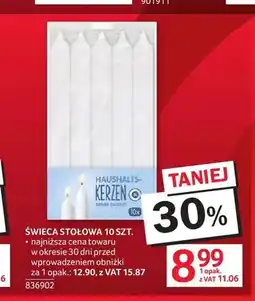 Selgros Świeca stołowa Haushalts-Kerzen 10-pak oferta