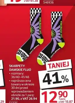 Selgros Skarpety damskie fluo oferta