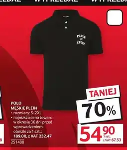 Selgros Polo męskie Plein oferta