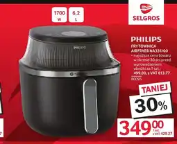 Selgros Frytownica PHILIPS Airfryer NA331/00 1700W oferta