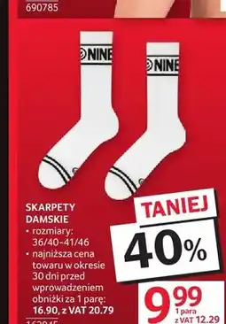Selgros Skarpety damskie oferta