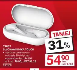 Selgros Słuchawki TRUST NIKA TOUCH oferta