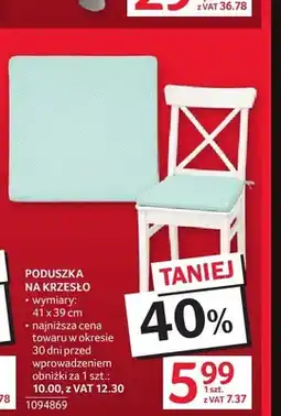 Selgros Poduszka na krzesło 41x39cm oferta
