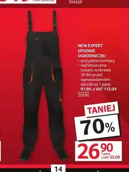 Selgros Spodnie ogrodniczki New Expert oferta