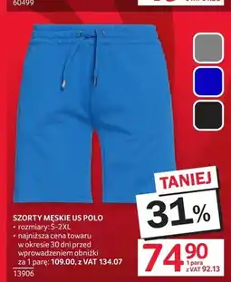 Selgros Szorty męskie US Polo oferta