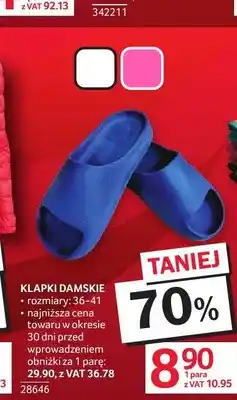 Selgros Klapki damskie oferta