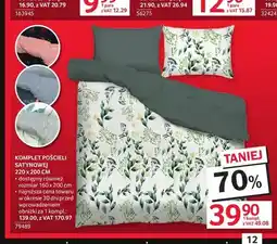 Selgros Komplet pościeli satynowej 220x200cm oferta